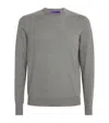 Ralph Lauren Cashmere Crew-neck Sweater In Gray