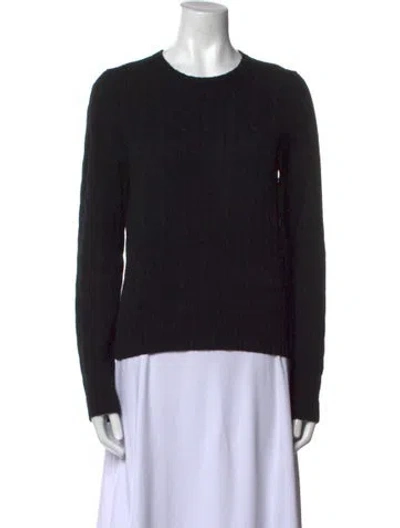 Pre-owned Ralph Lauren Cashmere Crew Neck Sweater In Black
