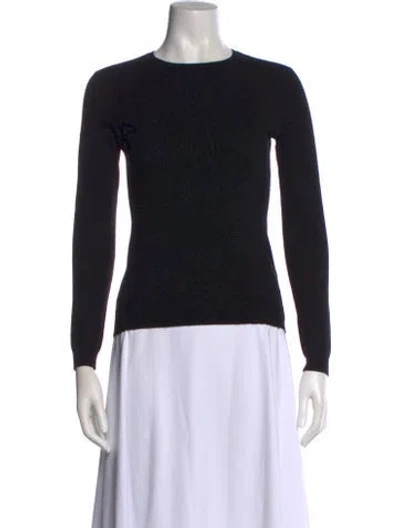 Pre-owned Ralph Lauren Cashmere Crew Neck Sweater In Black