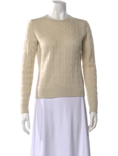 Pre-owned Ralph Lauren Cashmere Crew Neck Sweater In Neutral
