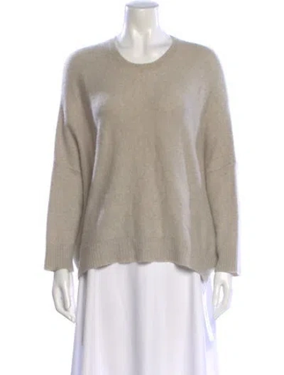 Pre-owned Ralph Lauren Cashmere Crew Neck Sweater In Neutral