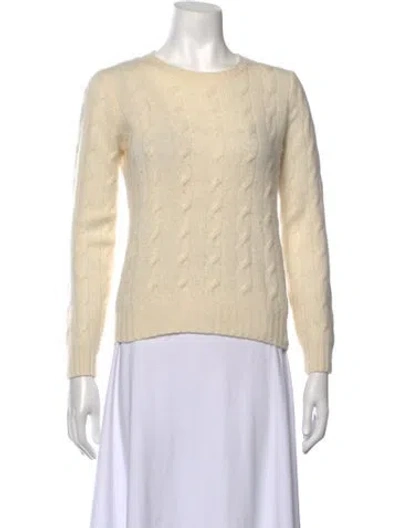 Pre-owned Ralph Lauren Cashmere Crew Neck Sweater In Neutrals