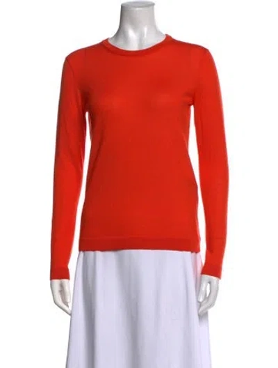 Pre-owned Ralph Lauren Cashmere Crew Neck Sweater In Orange