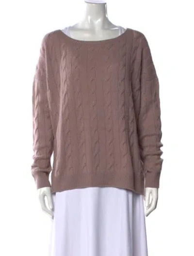 Pre-owned Ralph Lauren Cashmere Crew Neck Sweater In Purple