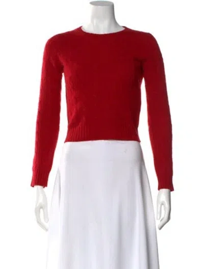 Pre-owned Ralph Lauren Cashmere Crew Neck Sweater In Red