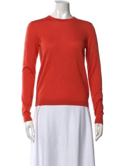 Pre-owned Ralph Lauren Cashmere Crew Neck Top In Orange