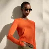 Polo Ralph Lauren Cashmere Crewneck Sweater In Bright Orange