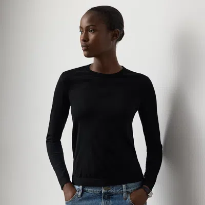 Ralph Lauren Cashmere Crewneck Sweater In Black