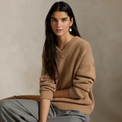 Ralph Lauren Cashmere High V-neck Sweater
