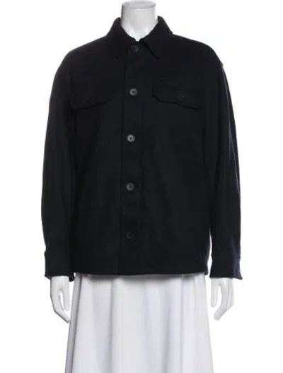 Pre-owned Ralph Lauren Cashmere Jacket In Blue