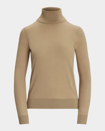 RALPH LAUREN CASHMERE JERSEY TURTLENECK SWEATER