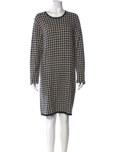 Pre-owned Ralph Lauren Cashmere Knee-length Dress In Black