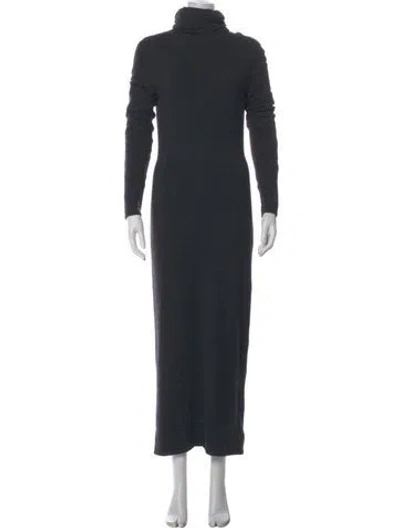 Pre-owned Ralph Lauren Cashmere Long Dress In Blue