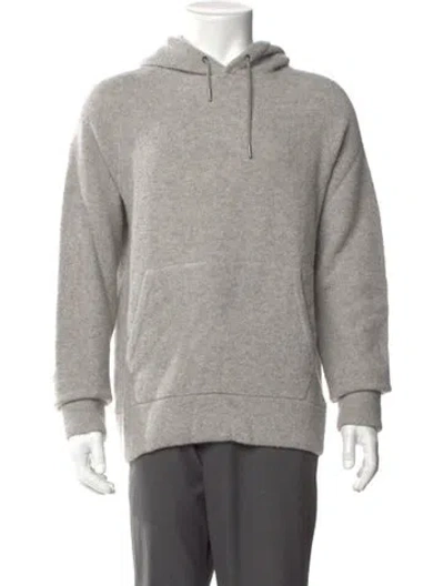 Pre-owned Ralph Lauren Cashmere Mock Neck Pullover In Gray