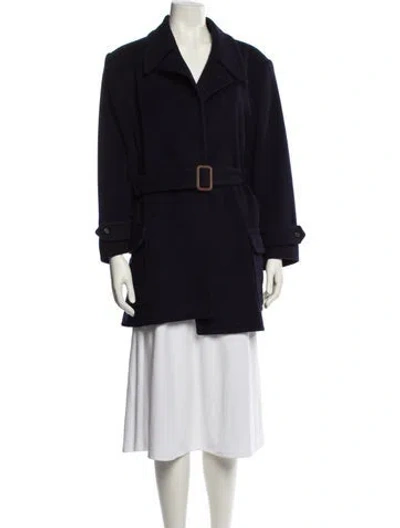 Pre-owned Ralph Lauren Cashmere Peacoat In Purple