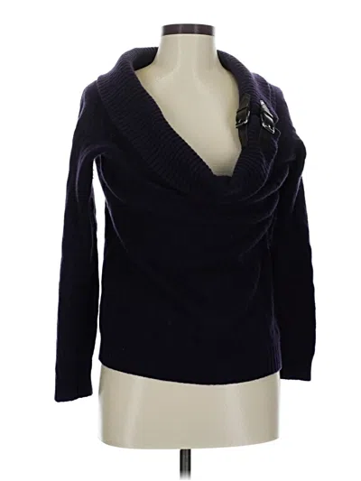 Pre-owned Ralph Lauren Cashmere Pullover Sweater In Purple