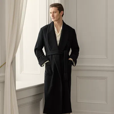 Ralph Lauren Cashmere Robe In Black
