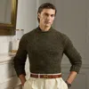 Ralph Lauren Cashmere Rollneck Sweater In Green