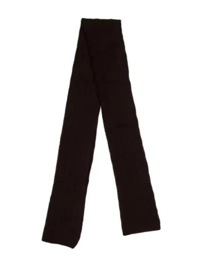 Pre-owned Ralph Lauren Cashmere Scarf In Brown