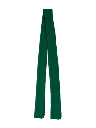 Pre-owned Ralph Lauren Cashmere Scarf In Green