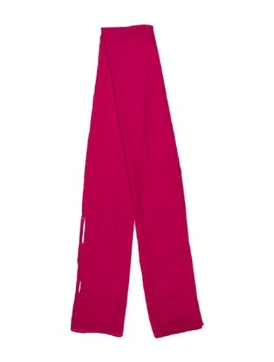 Pre-owned Ralph Lauren Cashmere Scarf In Pink