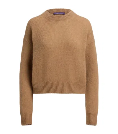 RALPH LAUREN CASHMERE-SILK CREW-NECK SWEATER