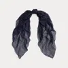 Ralph Lauren Cashmere-silk Pashmina Scarf In Black