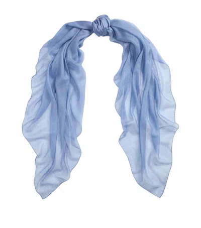 RALPH LAUREN CASHMERE-SILK SCARF