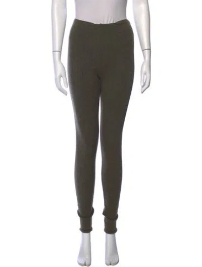 Pre-owned Ralph Lauren Cashmere Skinny Leg Pants In Green