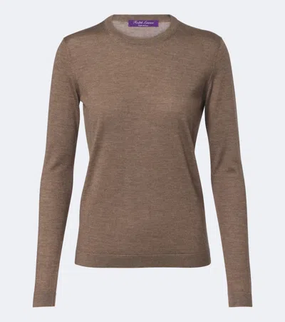 Ralph Lauren Cashmere Sweater In Brown