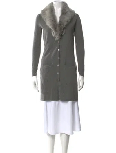 Pre-owned Ralph Lauren Cashmere Sweater In Gray
