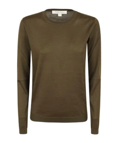 Polo Ralph Lauren Ralph Lauren Collection Crewneck Jumper In Green