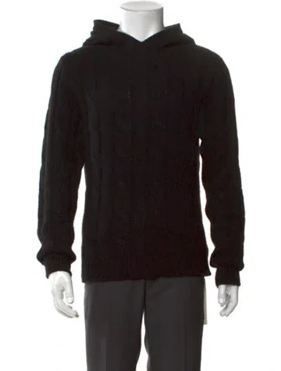Pre-owned Ralph Lauren Cashmere Turtleneck Cardigan In Black
