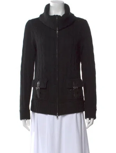 Pre-owned Ralph Lauren Cashmere Turtleneck Sweater In Black