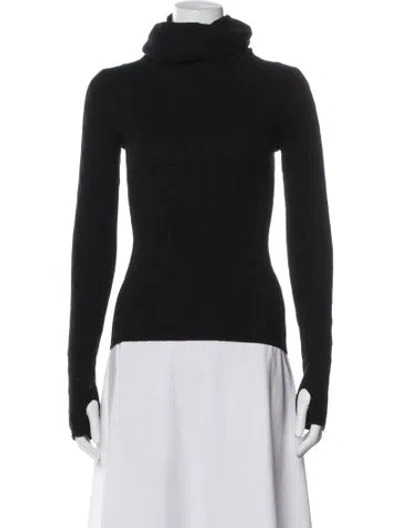 Pre-owned Ralph Lauren Cashmere Turtleneck Sweater In Blue