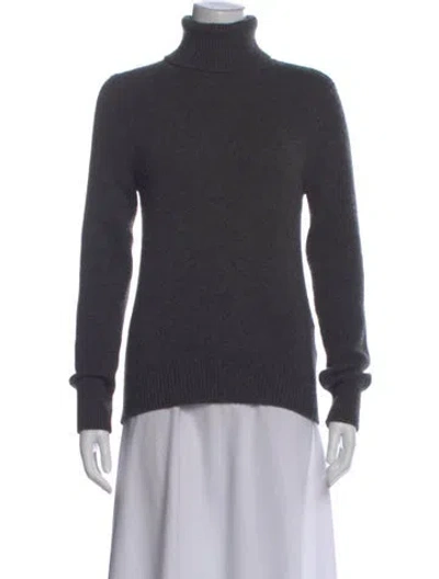 Pre-owned Ralph Lauren Cashmere Turtleneck Sweater In Gray
