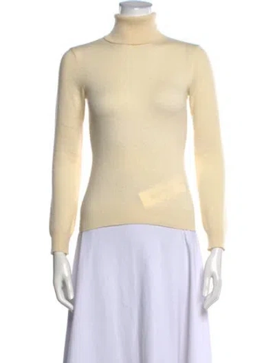 Pre-owned Ralph Lauren Cashmere Turtleneck Sweater In Neutrals