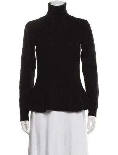 Pre-owned Ralph Lauren Cashmere Turtleneck Sweater W/ Tags In Black