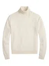 Ralph Lauren Cashmere Turtleneck Sweater In White