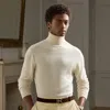 Ralph Lauren Cashmere Turtleneck Sweater In White