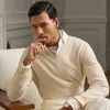 Ralph Lauren Cashmere V-neck Sweater In Animal Print