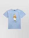 Ralph Lauren Casual Graphic Polo Bear T-shirt In Blue