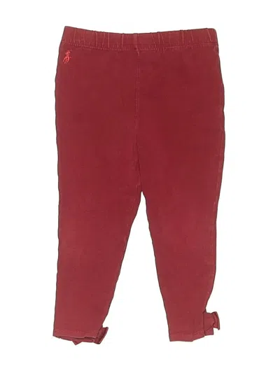 Pre-owned Ralph Lauren Kids' Casual Pants In Red