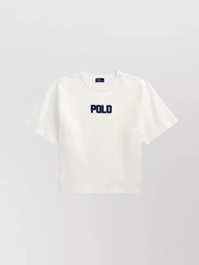 Ralph Lauren Casual Short Sleeve Crew Neck T-shirt In White