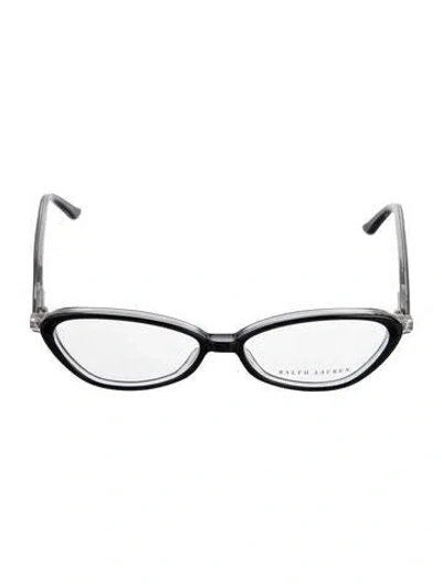 Pre-owned Ralph Lauren Cat-eye Eyeglasses In Black