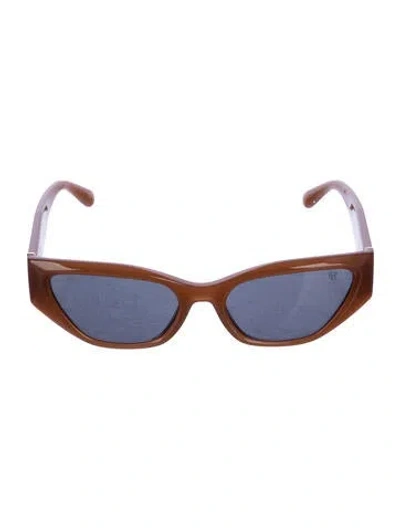 Pre-owned Ralph Lauren Cat-eye Mirrored Sunglasses In Neutral