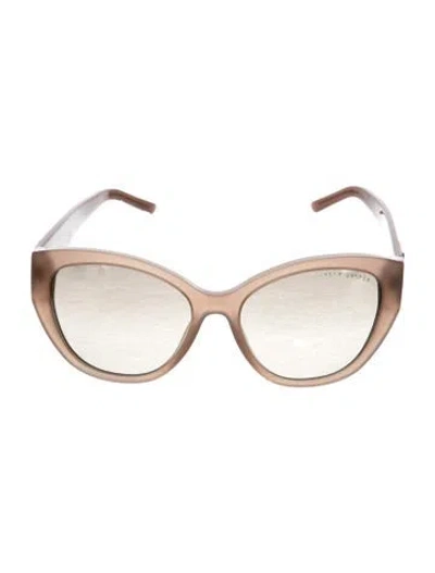 Pre-owned Ralph Lauren Cat-eye Tinted Sunglasses In Brown