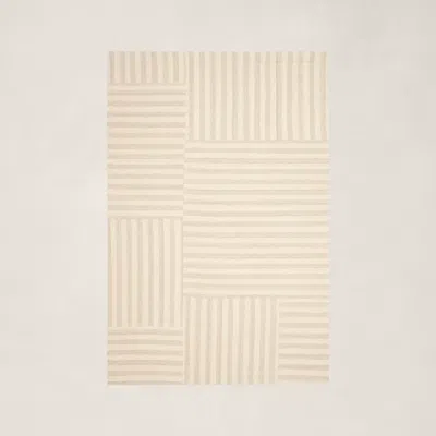 Ralph Lauren Celeste Stripe Patch Rug In Dune In Neutral