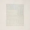 Ralph Lauren Celeste Stripe Patch Rug In Sky In Neutral