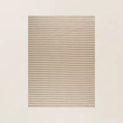 Ralph Lauren Celeste Stripe Rug In Dune In Nude